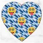 chanukkah hanukkah Emoji Jigsaw Puzzle (Heart)