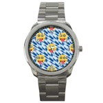 chanukkah hanukkah Emoji Sport Metal Watch