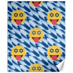 chanukkah hanukkah Emoji Canvas 16  x 20 