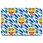 chanukkah hanukkah Emoji Large Doormat