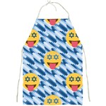 chanukkah hanukkah Emoji Full Print Apron