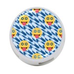 chanukkah hanukkah Emoji 4-Port USB Hub (Two Sides)