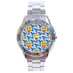 chanukkah hanukkah Emoji Stainless Steel Analogue Watch