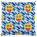 chanukkah hanukkah Emoji Large Cushion Case (Two Sides)