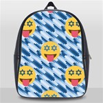 chanukkah hanukkah Emoji School Bag (XL)