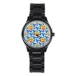 chanukkah hanukkah Emoji Stainless Steel Round Watch