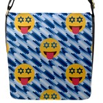 chanukkah hanukkah Emoji Flap Closure Messenger Bag (S)