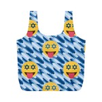 chanukkah hanukkah Emoji Full Print Recycle Bag (M)