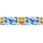 chanukkah hanukkah Emoji Flano Scarf (Large)