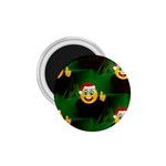 santa Emoji Christmas 1.75  Magnet