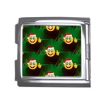 santa Emoji Christmas Mega Link Italian Charm (18mm)