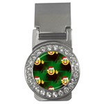 santa Emoji Christmas Money Clip (CZ)