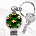 santa Emoji Christmas Nail Clippers Key Chain