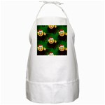 santa Emoji Christmas BBQ Apron