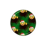 santa Emoji Christmas Hat Clip Ball Marker