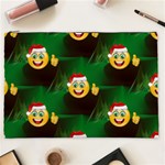 santa Emoji Christmas Cosmetic Bag (XXL)