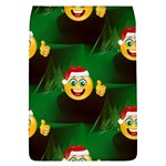 santa Emoji Christmas Removable Flap Cover (L)