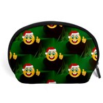 santa Emoji Christmas Accessory Pouch (Large)