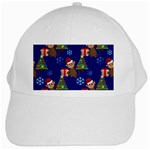 Christmas Monkey emoji White Cap