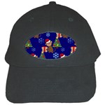 Christmas Monkey emoji Black Cap