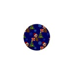 Christmas Monkey emoji 1  Mini Button