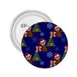 Christmas Monkey emoji 2.25  Button