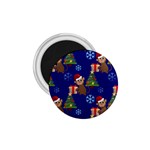 Christmas Monkey emoji 1.75  Magnet