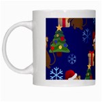 Christmas Monkey emoji White Mug