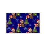 Christmas Monkey emoji Sticker (Rectangular)