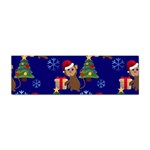 Christmas Monkey emoji Sticker (Bumper)