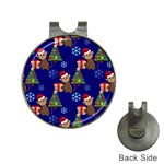 Christmas Monkey emoji Golf Ball Marker Hat Clip