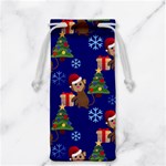 Christmas Monkey emoji Jewelry Bag