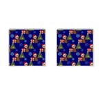 Christmas Monkey emoji Cufflinks (Square)