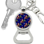 Christmas Monkey emoji Bottle Opener Key Chain