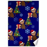 Christmas Monkey emoji Canvas 20  x 30 