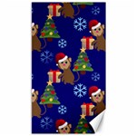 Christmas Monkey emoji Canvas 40  x 72 