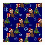 Christmas Monkey emoji Medium Glasses Cloth