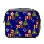 Christmas Monkey emoji Mini Toiletries Bag (Two Sides)