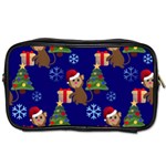 Christmas Monkey emoji Toiletries Bag (Two Sides)