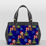 Christmas Monkey emoji Oversize Office Handbag