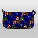 Christmas Monkey emoji Shoulder Clutch Bag