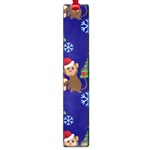 Christmas Monkey emoji Large Book Mark