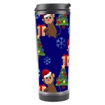 Christmas Monkey emoji Travel Tumbler