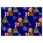 Christmas Monkey emoji Samsung Galaxy Note 4 Case (White)