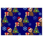 Christmas Monkey emoji Samsung Galaxy Note 4 Case (Black)