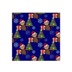 Christmas Monkey emoji Satin Bandana Scarf