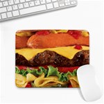 hipster Burger Small Mousepad