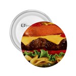 hipster Burger 2.25  Button