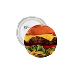 hipster Burger 1.75  Button