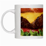 hipster Burger White Mug